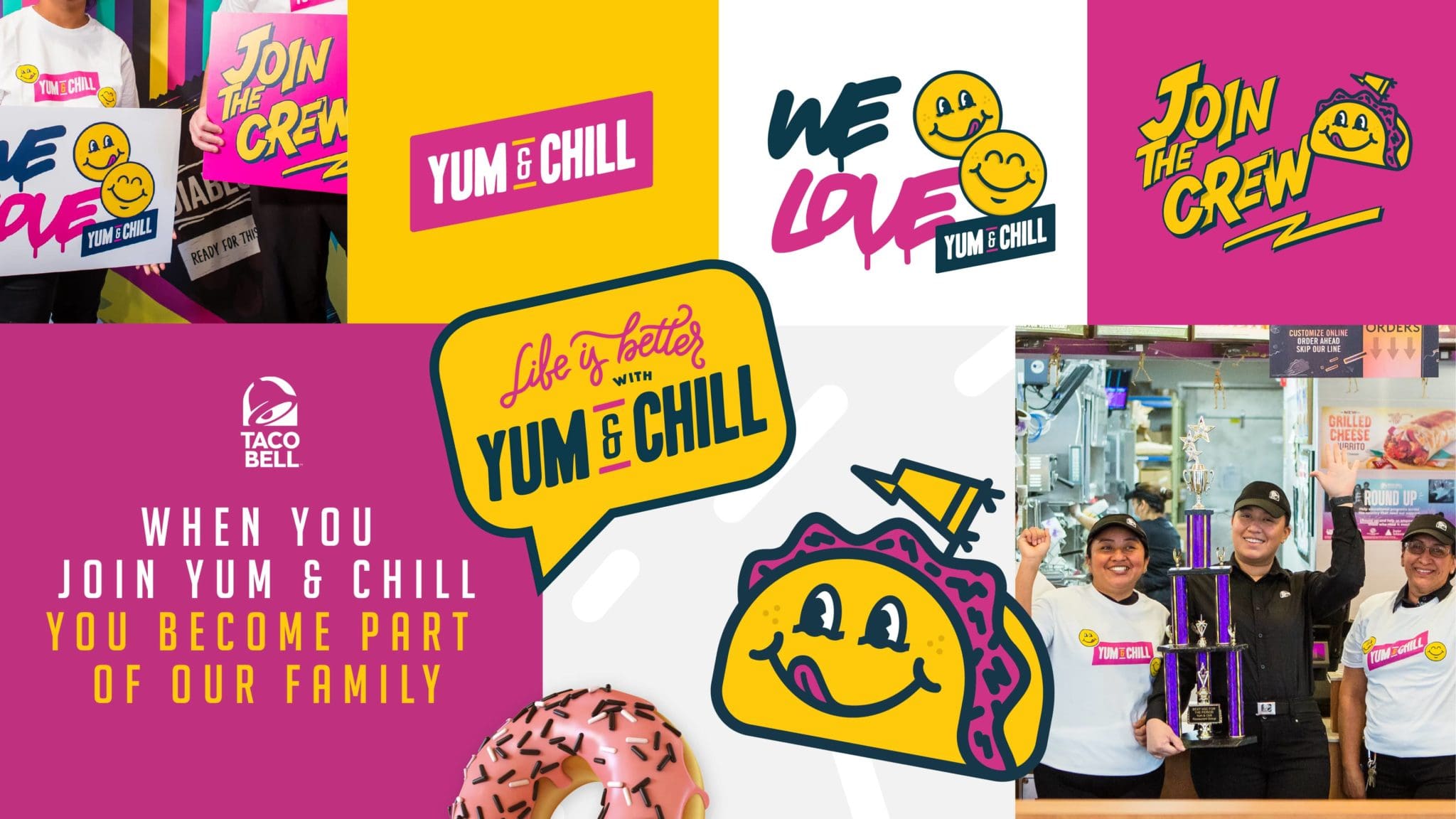 Yum & Chill website banner design by Bluestone98