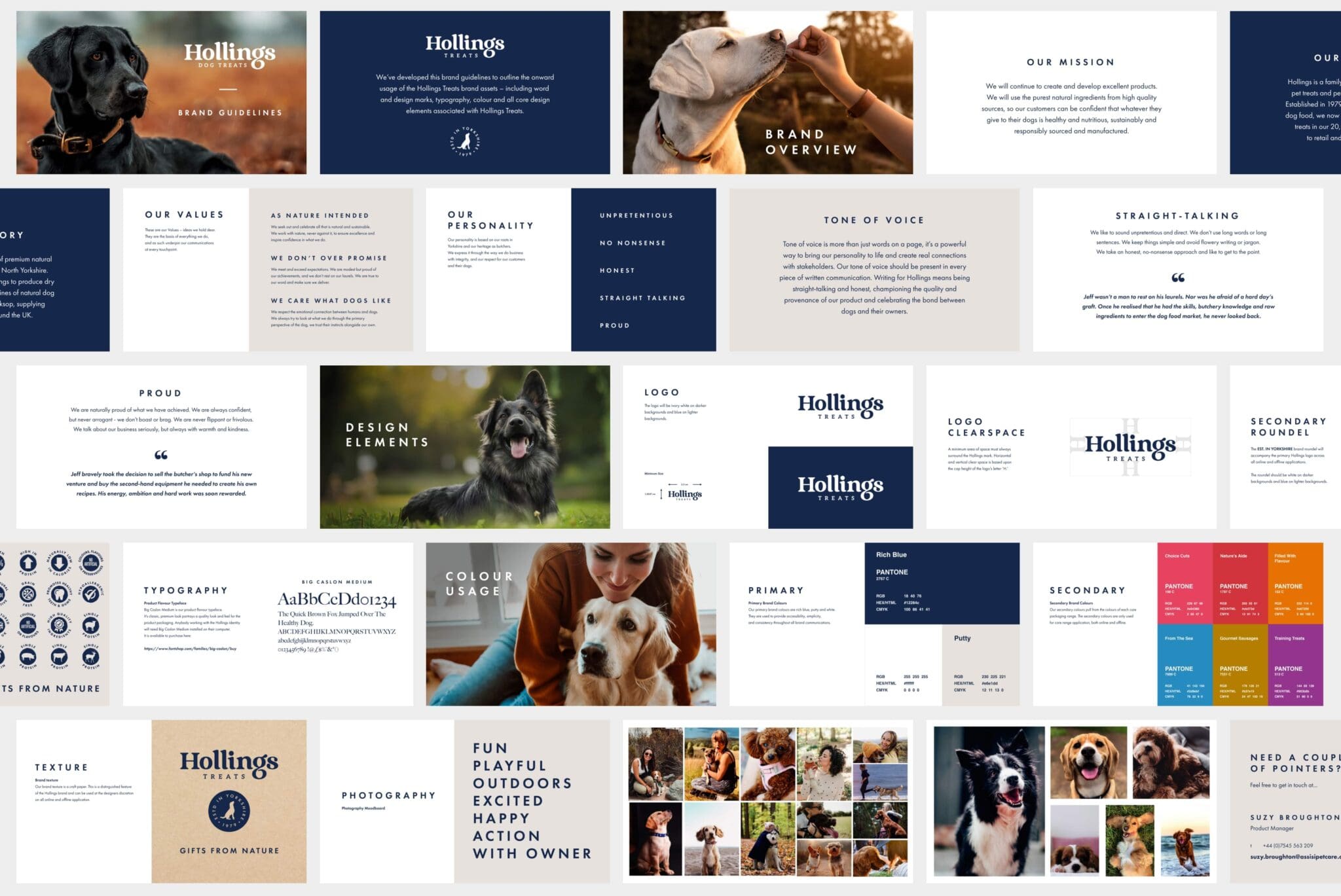 Hollings Pet Food website design by Bluestone digital agency harrogate