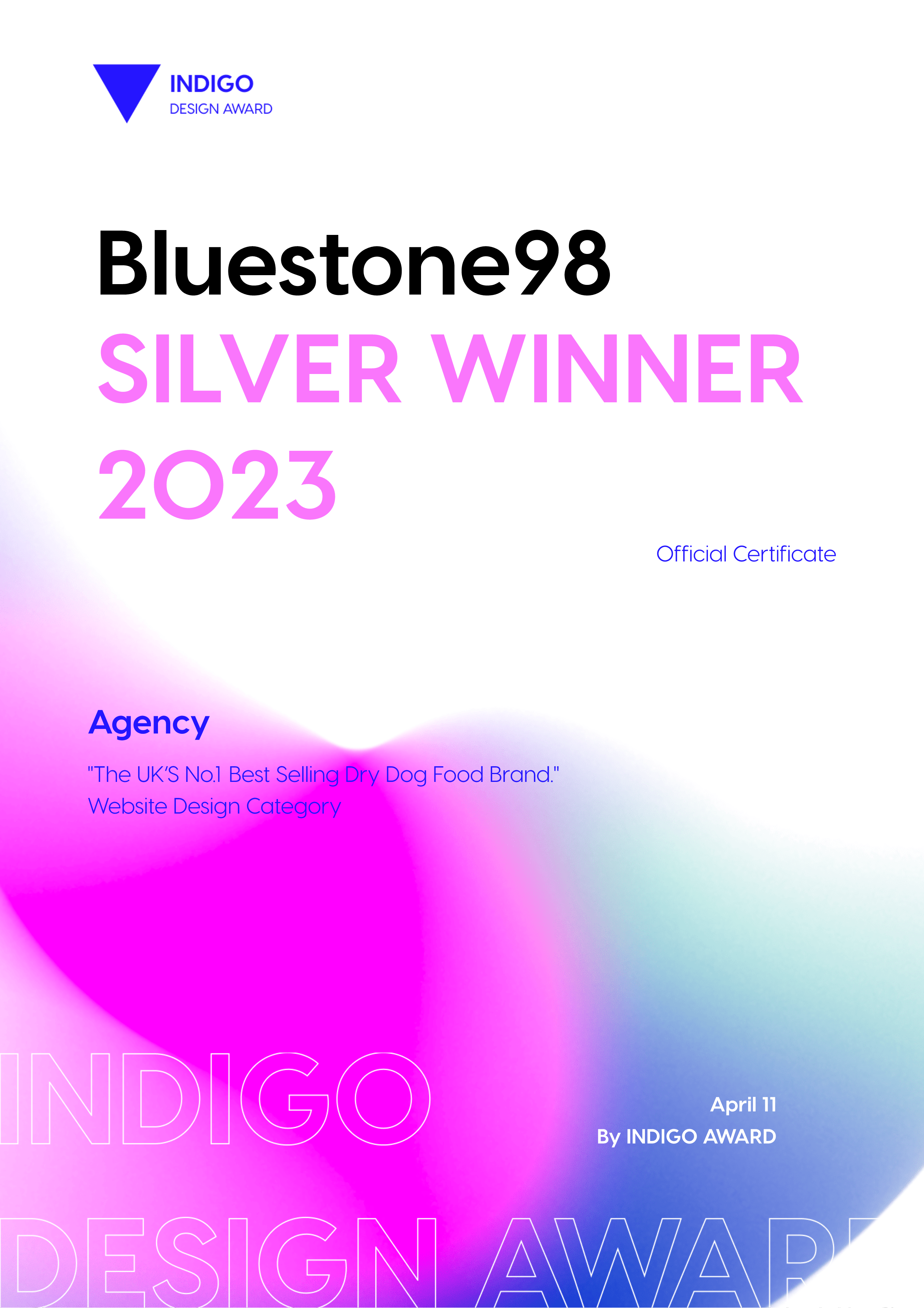 Bluestone98 Award-Winning Website design for Harringtons Pet Foods