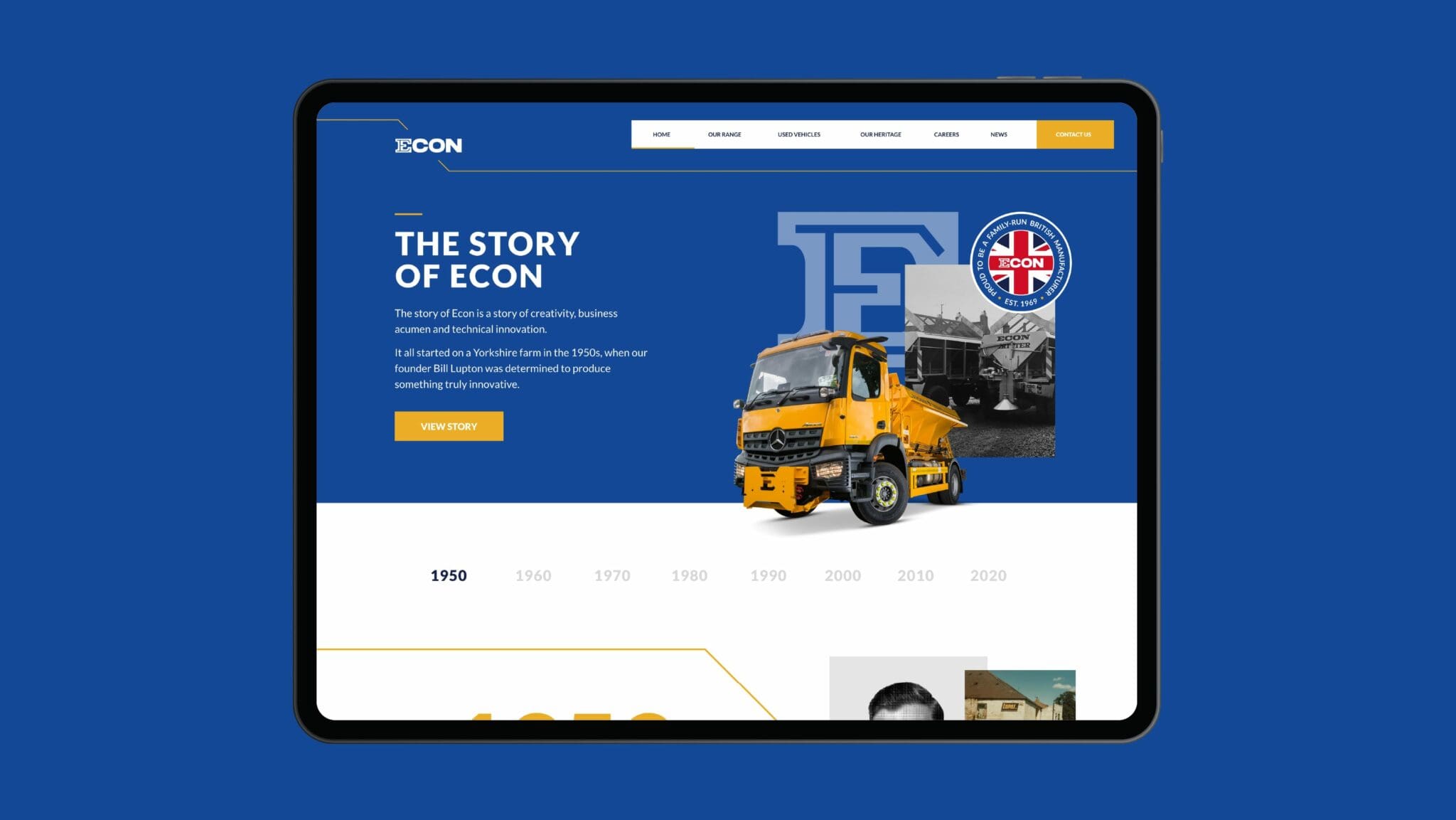 Econ Engineering responsive website Ux Ui design website development, website hosting by Bluestone98 - leading branding, design, digital and website company established in 98.
