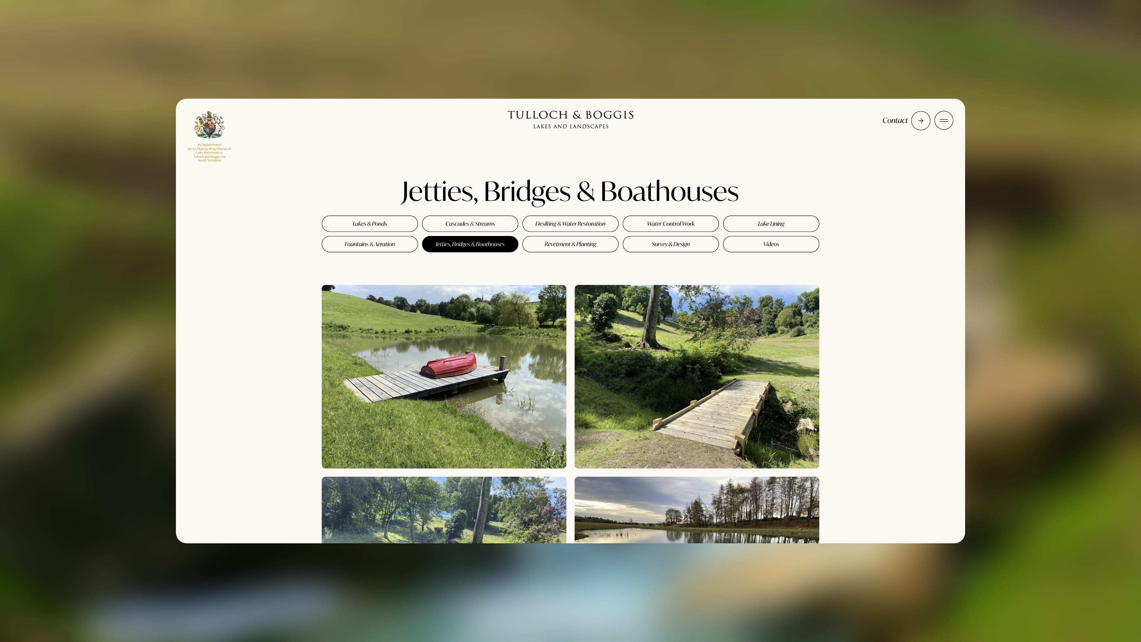 Tulloch and Boggis Website Design by Bluestone98