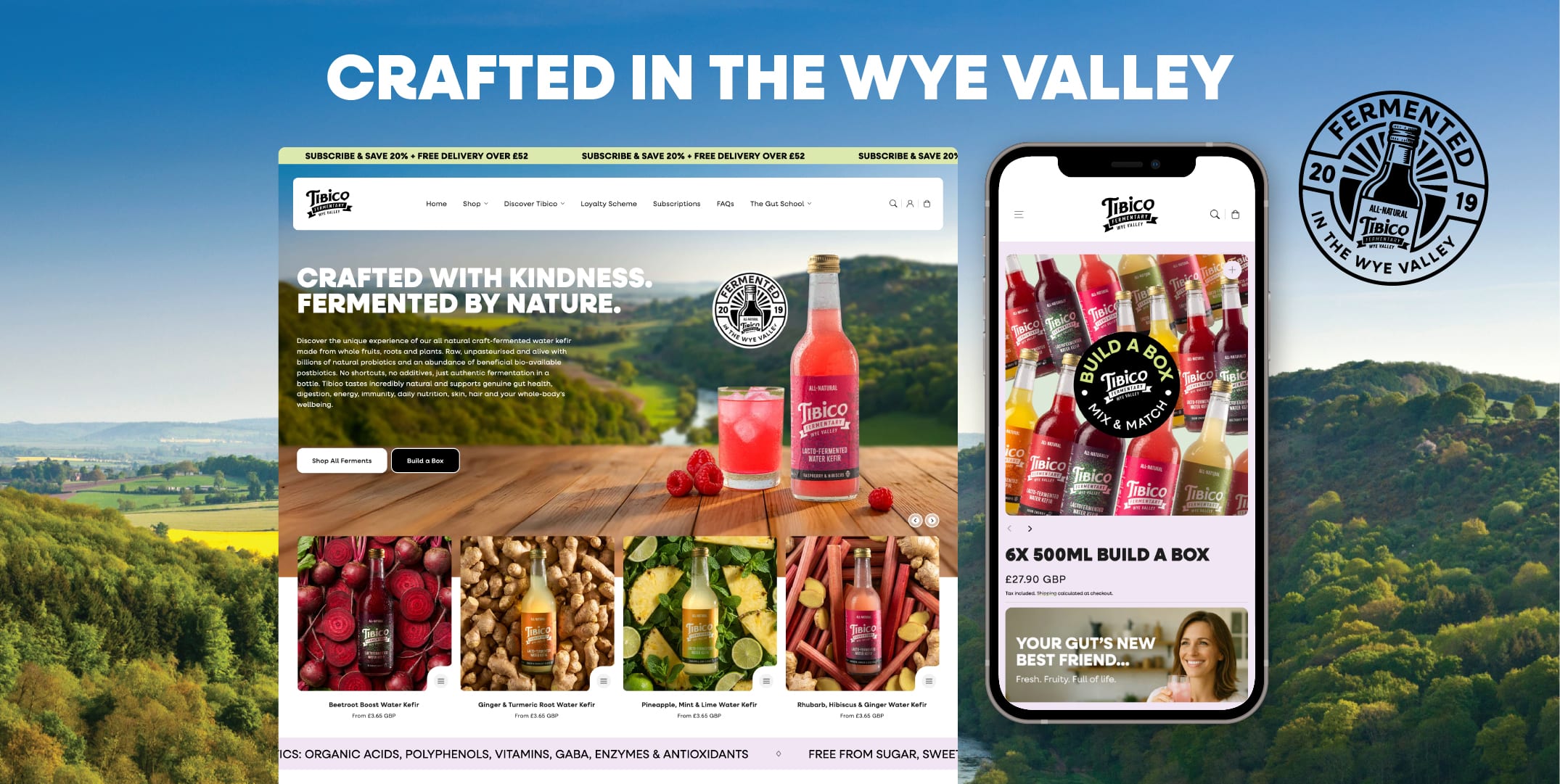 Tibico Fermentary subscription flow on Shopify